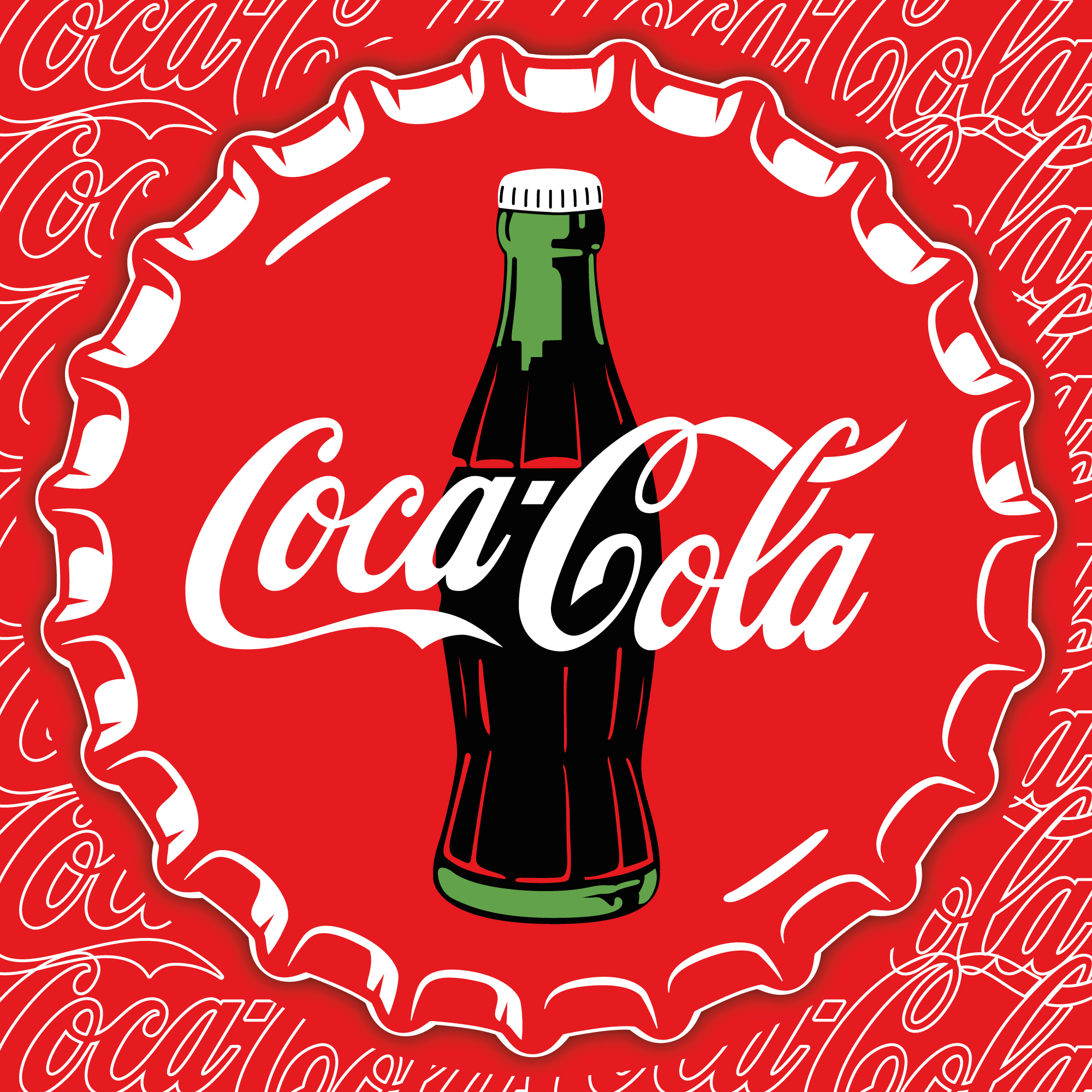 PLAQUE IMPRIMÉ - COCA COLA 🥤