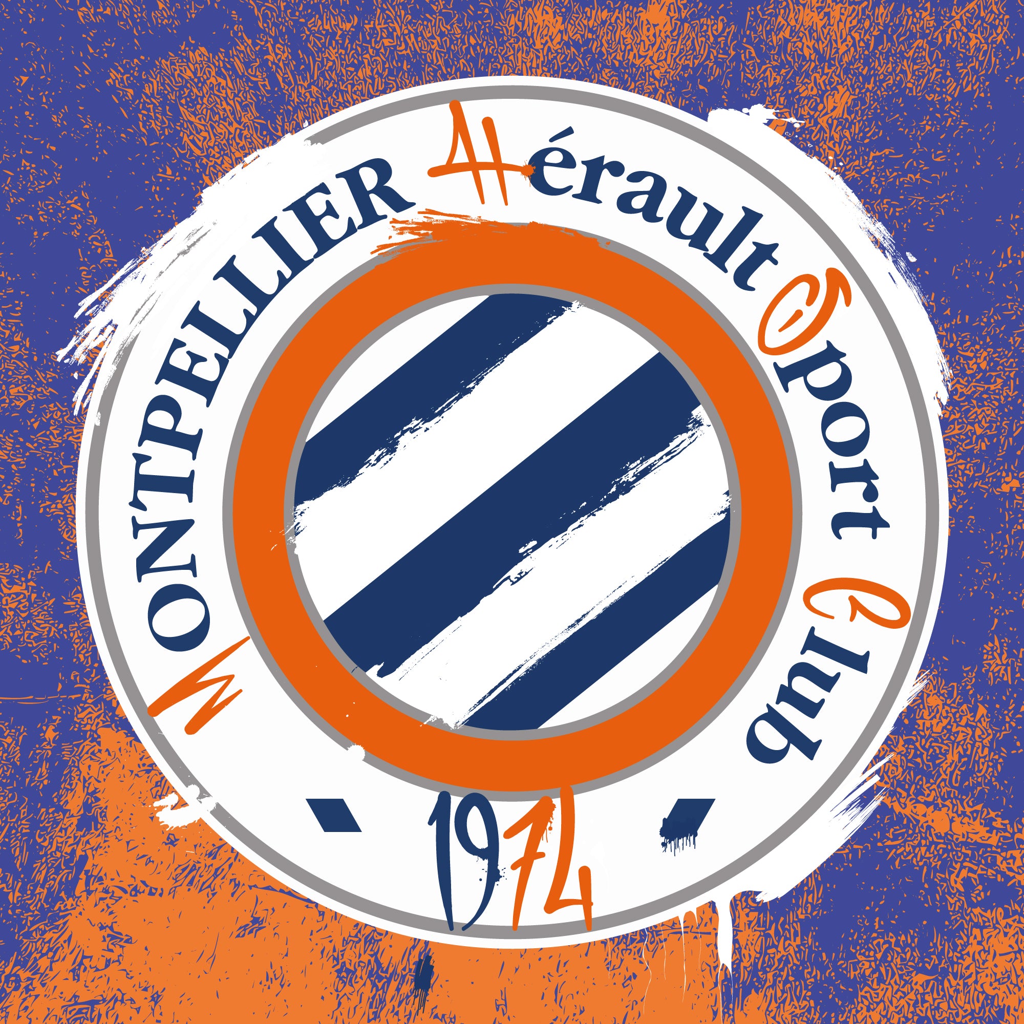 PLAQUE IMPRIMÉ - MHSC 🟠🔵