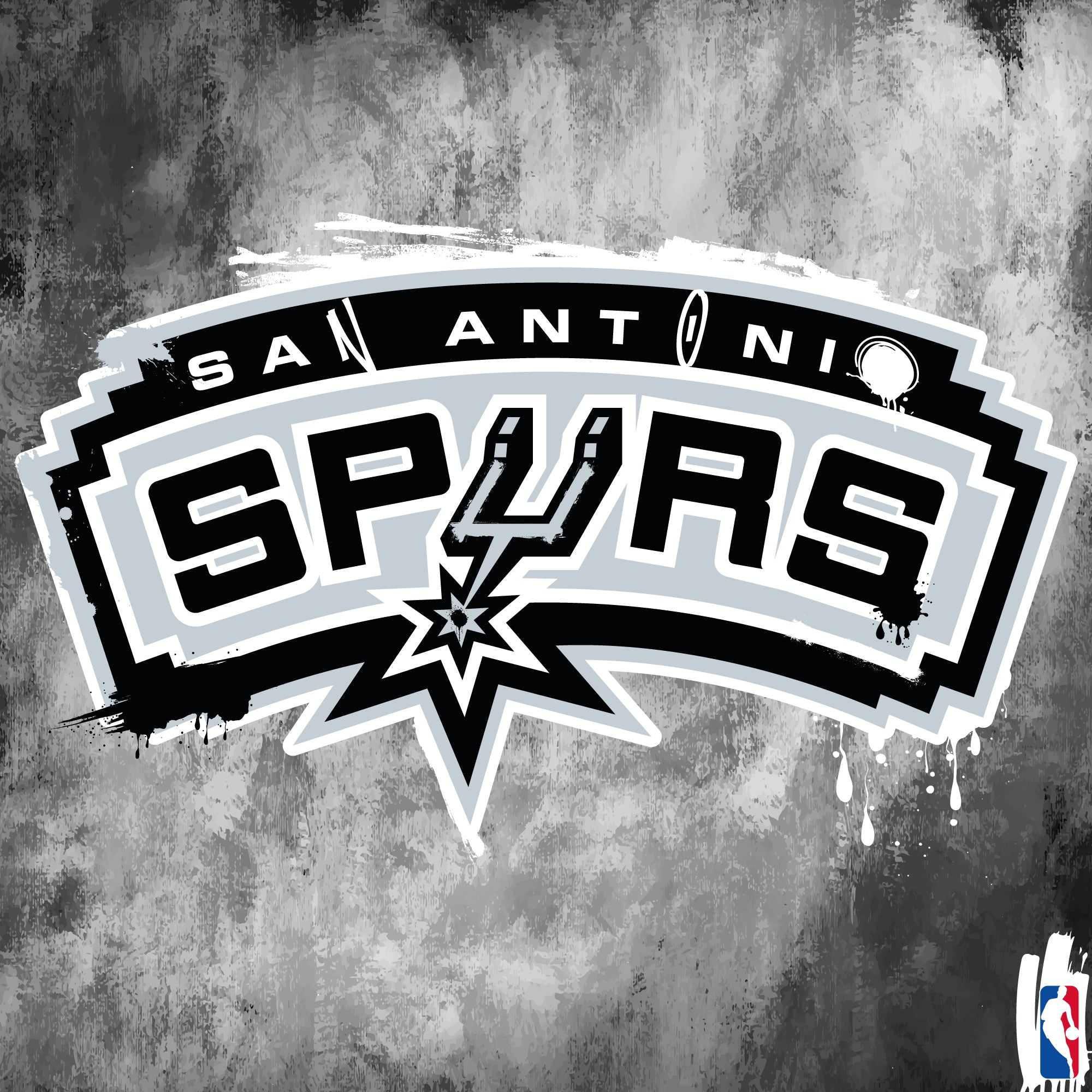 PLAQUE IMPRIMÉ - SPURS ⚫️⚪️