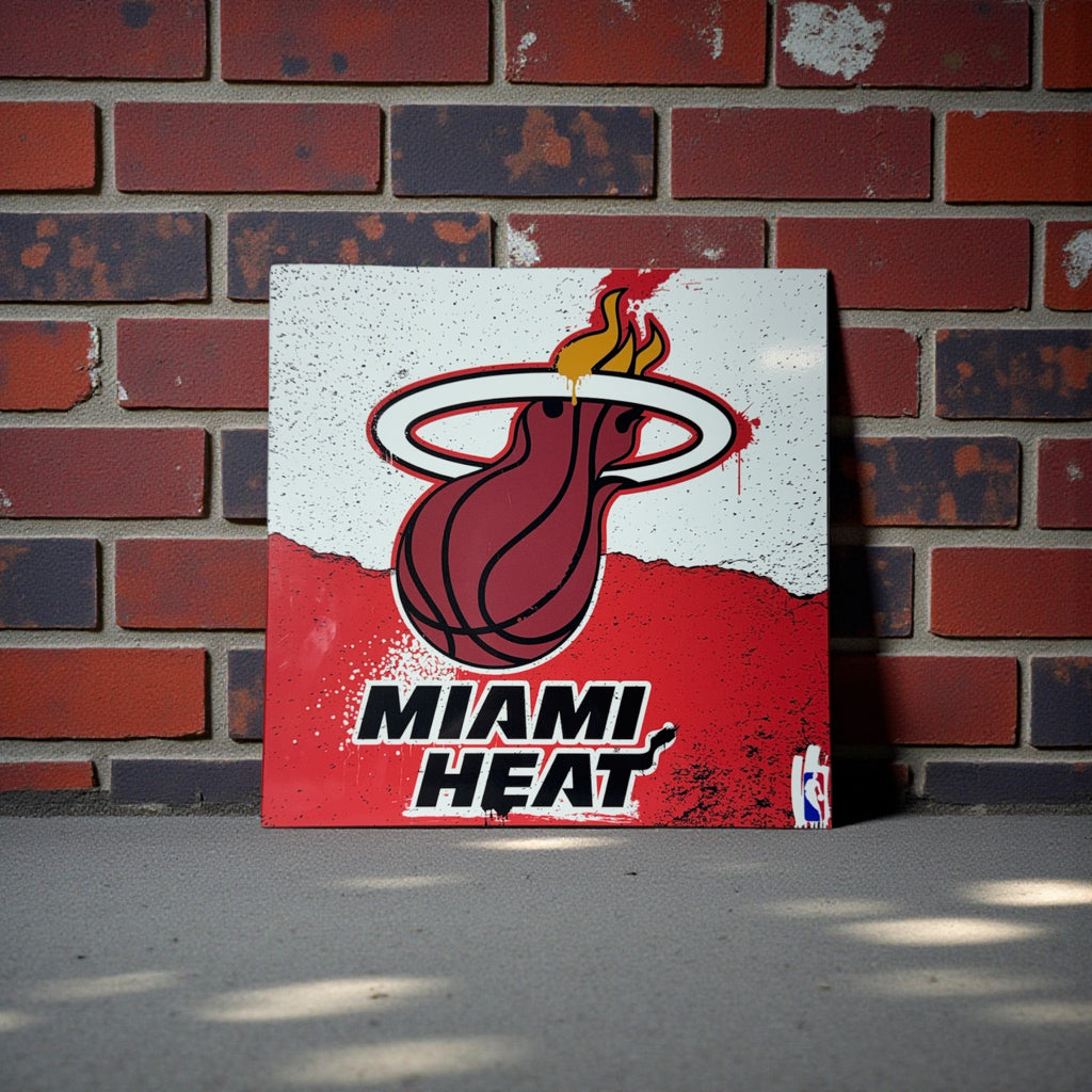 PLAQUE IMPRIMÉ - MIAMI HEAT 🏀🔥