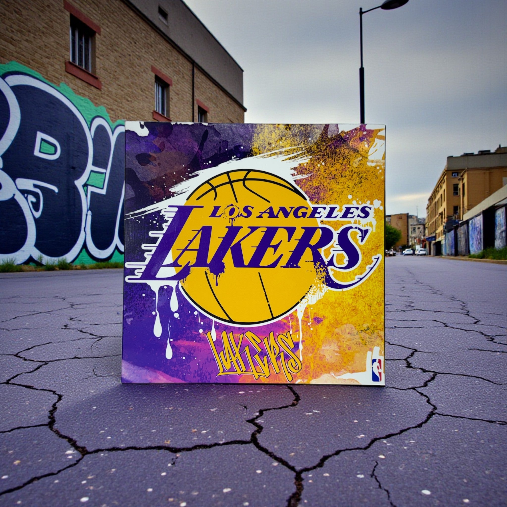 PLAQUE IMPRIMÉ - LAKERS 🟣🟡